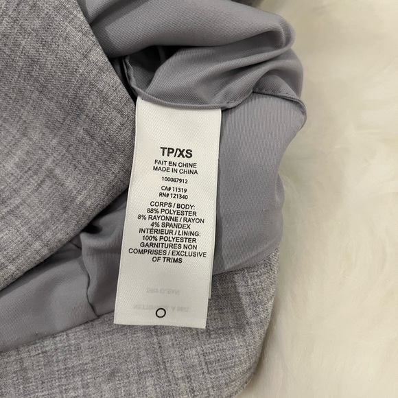 Dynamite | Millie Tailored 4 Button Vest, Heather Light Grey, XS - Picture 9 of 11